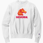 MEMORIAL HIGH SCHOOL CHARGERS <span class="pdp-name-mascot">MEMORIAL CHARGERS</span> Champion Men's Reverse Weave Crewneck Sweatshirt Front Thumbnail