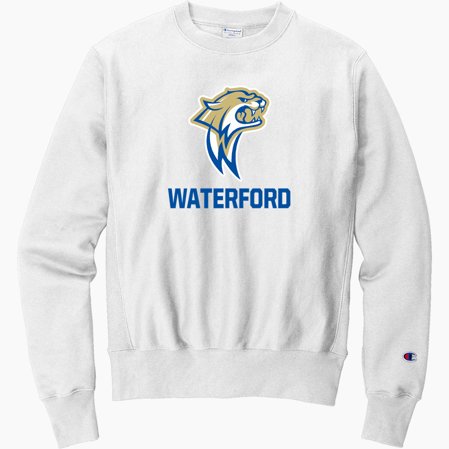 WATERFORD HIGH SCHOOL WILDCATS <span class="pdp-name-mascot">WATERFORD WILDCATS</span> Champion Men's Reverse Weave Crewneck Sweatshirt
