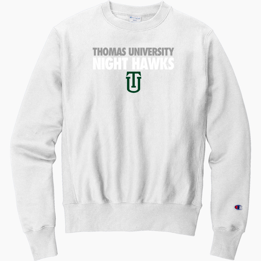 Thomas University Night Hawks <span class="pdp-name-mascot">Thomas University Night Hawks</span> Champion Men's Reverse Weave Crewneck Sweatshirt
