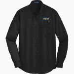 VILLA GROVE HIGH SCHOOL BLUE DEVILS <span class="pdp-name-mascot">VILLA GROVE BLUE DEVILS</span> Port Authority Men's SuperPro Twill Shirt Front Thumbnail