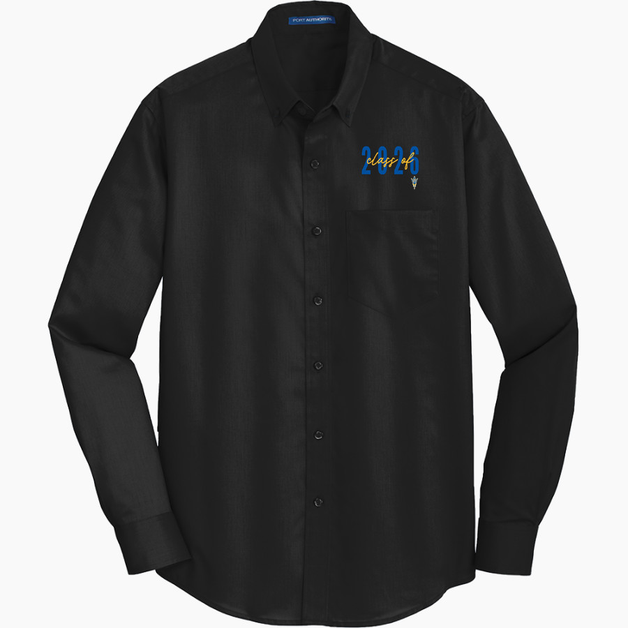 VILLA GROVE HIGH SCHOOL BLUE DEVILS <span class="pdp-name-mascot">VILLA GROVE BLUE DEVILS</span> Port Authority Men's SuperPro Twill Shirt