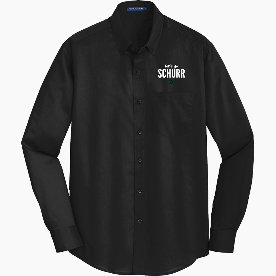 SCHURR HIGH SCHOOL SPARTANS Port Authority Men's SuperPro Twill Shirt
