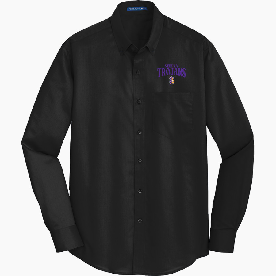 SEBEKA HIGH SCHOOL Trojans Online Store <span class="pdp-name-mascot">SEBEKA TROJANS</span> Port Authority Men's SuperPro Twill Shirt
