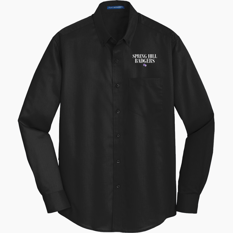 Spring Hill Badgers <span class="pdp-name-mascot">Spring Hill Badgers</span> Port Authority Men's SuperPro Twill Shirt
