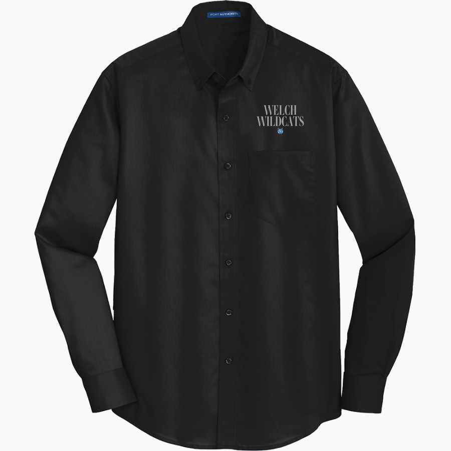 WELCH HIGH SCHOOL WILDCATS Port Authority Men's SuperPro Twill Shirt