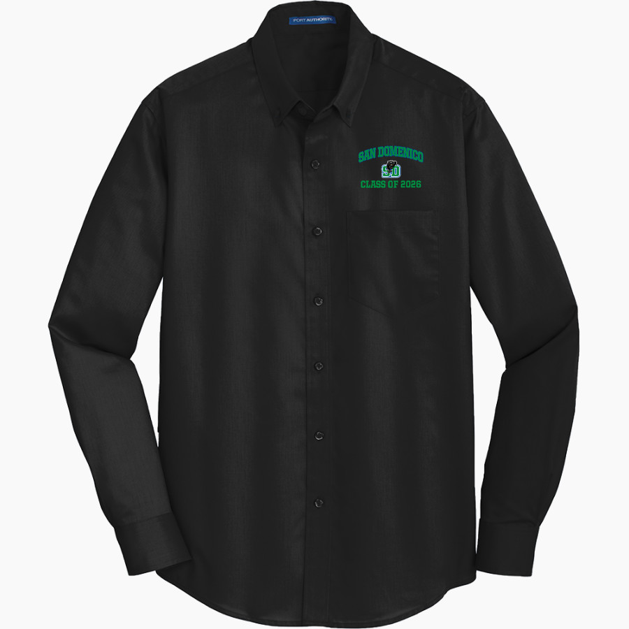 San Domenico Panthers <span class="pdp-name-mascot">San Domenico Panthers</span> Port Authority Men's SuperPro Twill Shirt