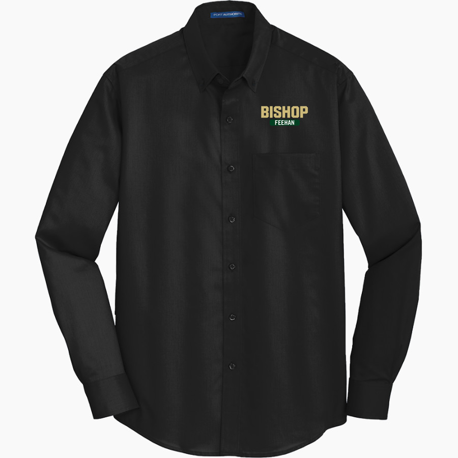 Bishop Feehan Shamrocks <span class="pdp-name-mascot">Bishop Feehan Shamrocks</span> Port Authority Men's SuperPro Twill Shirt
