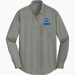 Crow Tigers <span class="pdp-name-mascot">Crow Middle School Tigers</span> Port Authority Men's SuperPro Twill Shirt Front Thumbnail