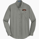 Hilton Elementary School hound dog Port Authority Men's SuperPro Twill Shirt Front Thumbnail