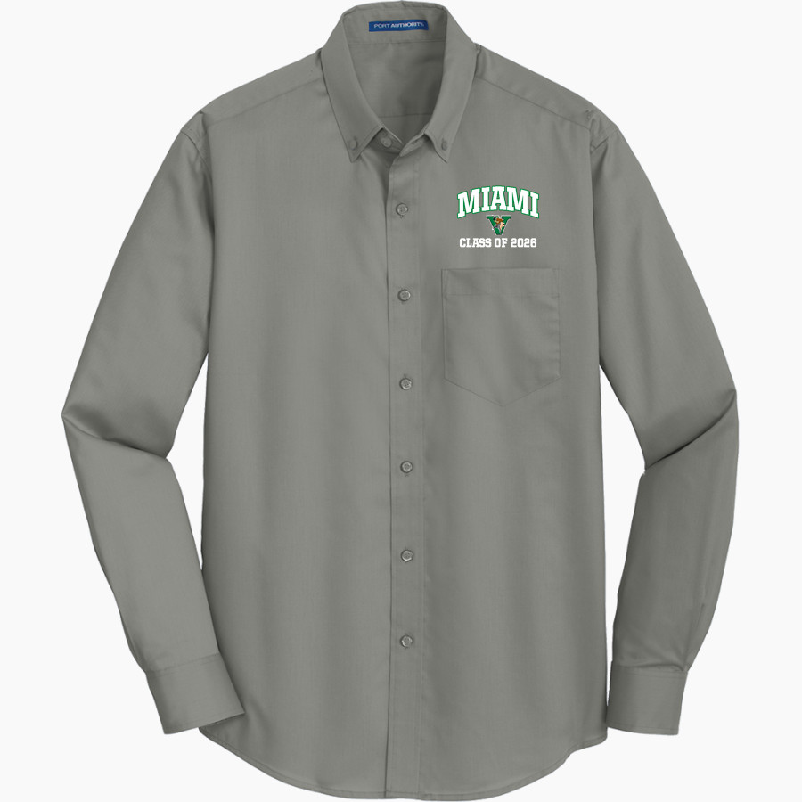 Miami Vandals The Official Online Store Port Authority Men's SuperPro Twill Shirt