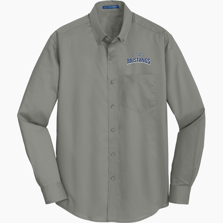 Lamar Mustangs Port Authority Men's SuperPro Twill Shirt