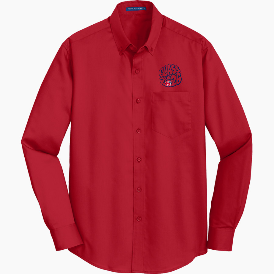 Marion Patriots Port Authority Men's SuperPro Twill Shirt