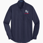 River Edge Little League <span class="pdp-name-mascot">River Edge Little League</span> Port Authority Men's SuperPro Twill Shirt Front Thumbnail