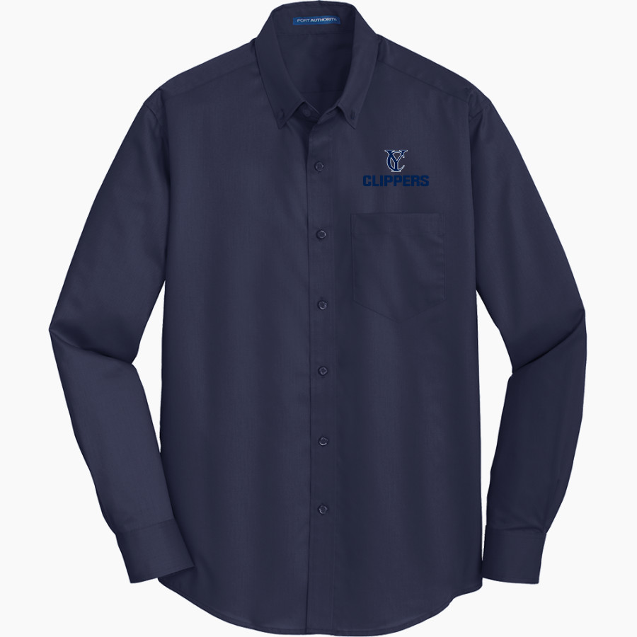 YARMOUTH HIGH SCHOOL CLIPPERS <span class="pdp-name-mascot">YARMOUTH CLIPPERS</span> Port Authority Men's SuperPro Twill Shirt