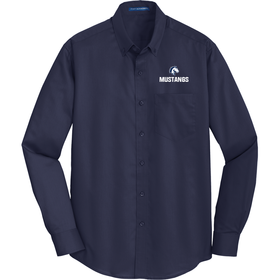 Grand Traverse Academy Mustangs <span class="pdp-name-mascot">Grand Traverse Academy Mustangs</span> Port Authority Men's SuperPro Twill Shirt
