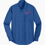 CHISHOLM HIGH SCHOOL BLUESTREAKS Port Authority Men's SuperPro Twill Shirt Front Thumbnail