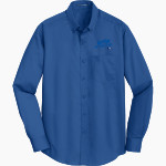 Barton College Official Store of the Bulldogs <span class="pdp-name-mascot">Barton Bulldogs</span> Port Authority Men's SuperPro Twill Shirt Front Thumbnail