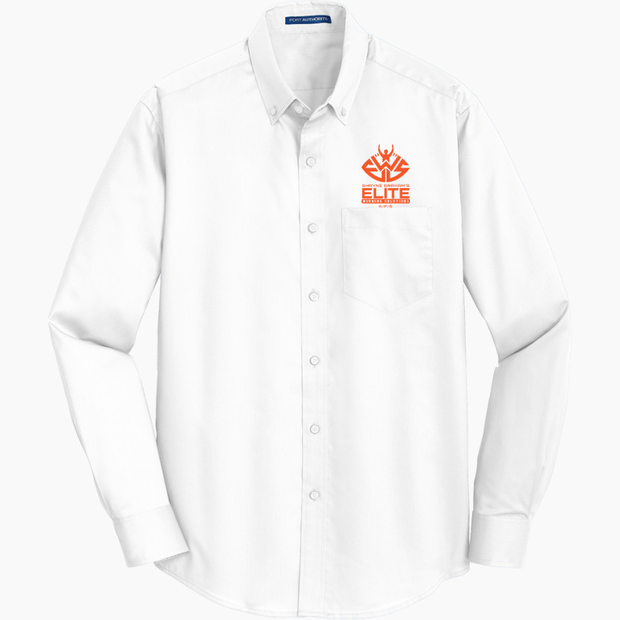 SHAYNE GRAHAM'S ELITE WINNING SOLUTIONS <span class="pdp-name-mascot">SHAYNE GRAHAM'S ELITE WINNING SOLUTIONS</span> Port Authority Men's SuperPro Twill Shirt