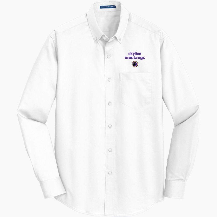 Skyline Gila River Mustangs <span class="pdp-name-mascot">Skyline Mustangs</span> Port Authority Men's SuperPro Twill Shirt