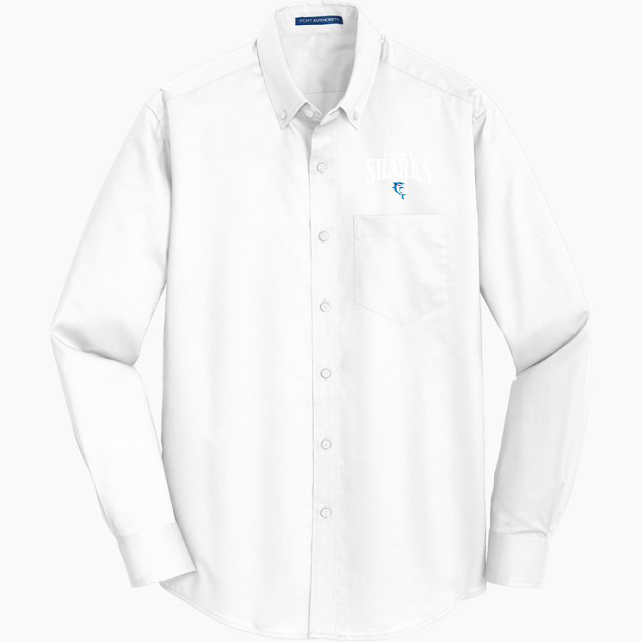 French-American School of New York - Online Store <span class="pdp-name-mascot">French-American School Sharks</span> Port Authority Men's SuperPro Twill Shirt