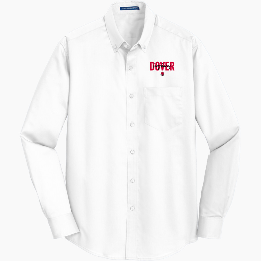 DOVER HIGH SCHOOL LONGHORNS Port Authority Men's SuperPro Twill Shirt