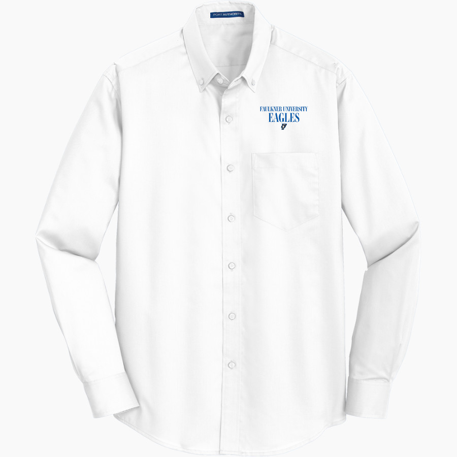 Faulkner University Eagles <span class="pdp-name-mascot">Faulkner University Eagles</span> Port Authority Men's SuperPro Twill Shirt