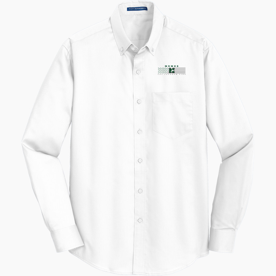 MONADNOCK REGIONAL MIDDLE HIGH SCHOOL HUSKIES <span class="pdp-name-mascot">MONADNOCK REGIONAL HUSKIES</span> Port Authority Men's SuperPro Twill Shirt