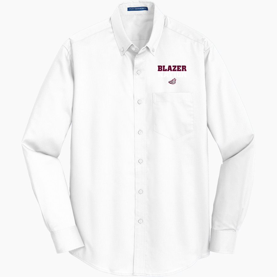 NEW Lutheran BLAZERS <span class="pdp-name-mascot">NORTHEASTERN WI LUTHERAN BLAZERS</span> Port Authority Men's SuperPro Twill Shirt