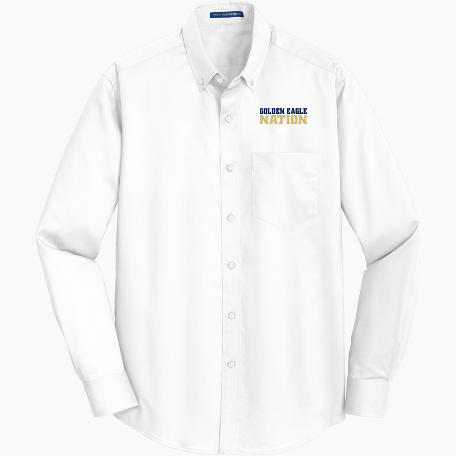 Clarion Golden Eagles <span class="pdp-name-mascot">Clarion - Penn West University Golden Eagles</span> Port Authority Men's SuperPro Twill Shirt