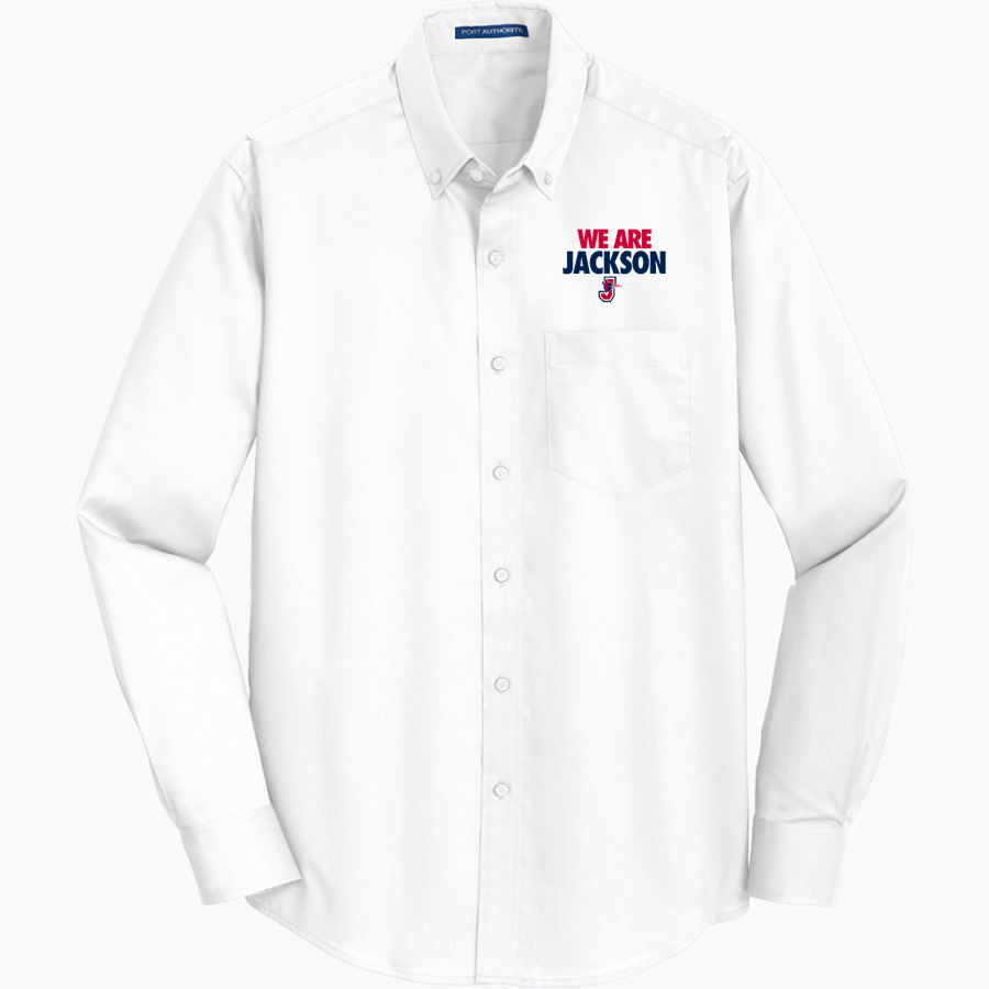 JACKSON HIGH SCHOOL RED DEVILS Port Authority Men's SuperPro Twill Shirt