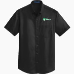 Nebraska Turfgrass Association Association <span class="pdp-name-mascot">Nebraska Turfgrass</span> Port Authority Men's Short Sleeve SuperPro Twill Shirt Front Thumbnail