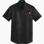 Lock Haven Bald Eagles <span class="pdp-name-mascot">Lock Haven University Bald Eagles</span> Port Authority Men's Short Sleeve SuperPro Twill Shirt Front Thumbnail