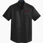 Legacy Christian Academy Saints Port Authority Men's Short Sleeve SuperPro Twill Shirt Front Thumbnail