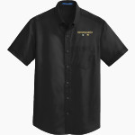 Fortune Academy Mighty Oaks online store Port Authority Men's Short Sleeve SuperPro Twill Shirt Front Thumbnail