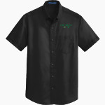 WEST DAVIDSON HIGH SCHOOL DRAGONS Port Authority Men's Short Sleeve SuperPro Twill Shirt Front Thumbnail