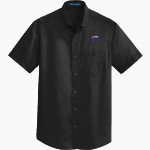 Alfred University Saxons Port Authority Men's Short Sleeve SuperPro Twill Shirt Front Thumbnail