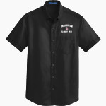TC Christian Sabres Port Authority Men's Short Sleeve SuperPro Twill Shirt Front Thumbnail