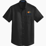 Paul Duke STEM Trailblazers <span class="pdp-name-mascot">Paul Duke High School Trailblazers</span> Port Authority Men's Short Sleeve SuperPro Twill Shirt Front Thumbnail