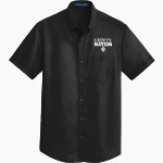 Saint Peter High School SAINTS ONLINE STORE <span class="pdp-name-mascot">Saint Peter Saints</span> Port Authority Men's Short Sleeve SuperPro Twill Shirt Front Thumbnail