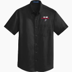 Fulton Science Academy Mustangs <span class="pdp-name-mascot">Fulton Science Academy Mustangs</span> Port Authority Men's Short Sleeve SuperPro Twill Shirt Front Thumbnail
