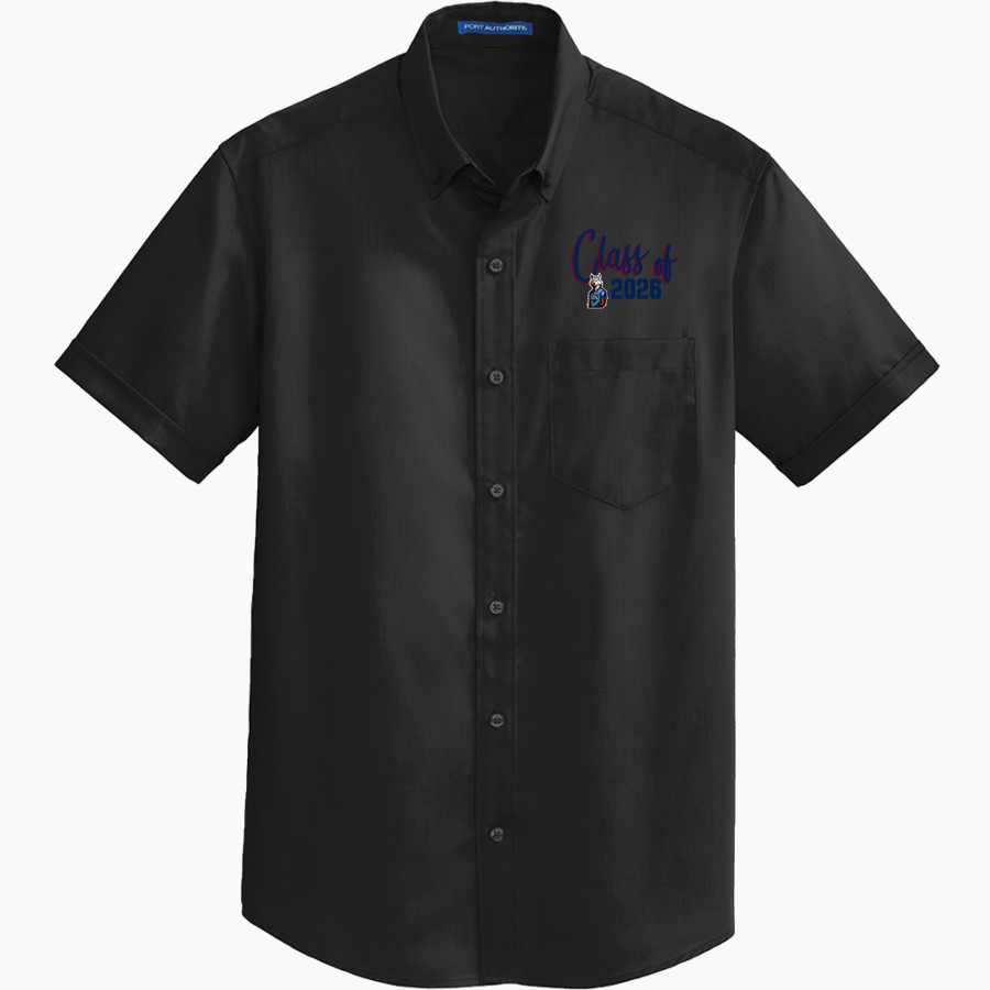 Centennial Middle School Timberwolves <span class="pdp-name-mascot">Centennial Middle School Wolves</span> Port Authority Men's Short Sleeve SuperPro Twill Shirt