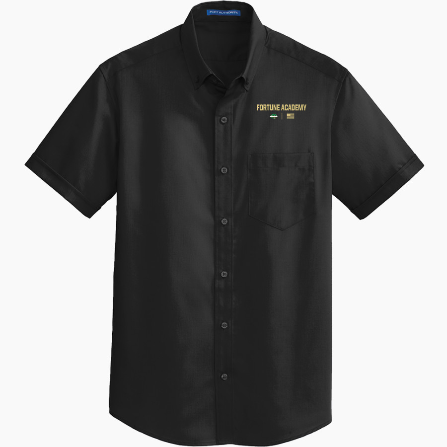 Fortune Academy Mighty Oaks online store Port Authority Men's Short Sleeve SuperPro Twill Shirt