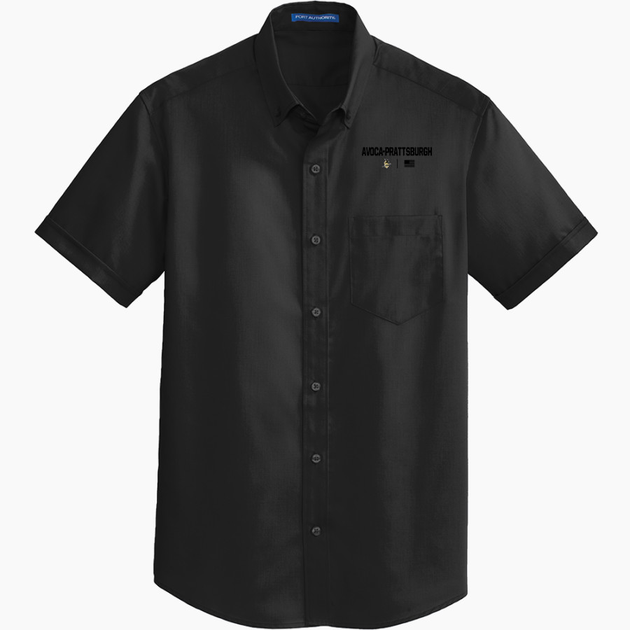 Avoca-Prattsburgh Titans <span class="pdp-name-mascot">Avoca-Prattsburgh</span> Port Authority Men's Short Sleeve SuperPro Twill Shirt