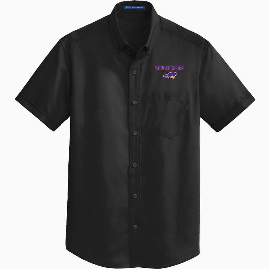 Ephrata Area School District MOUNTAINEERS <span class="pdp-name-mascot">EPHRATA MOUNTAINEERS</span> Port Authority Men's Short Sleeve SuperPro Twill Shirt