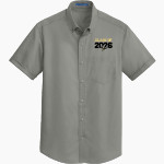 PERRYSBURG HIGH SCHOOL YELLOW JACKETS <span class="pdp-name-mascot">PERRYSBURG YELLOW JACKETS</span> Port Authority Men's Short Sleeve SuperPro Twill Shirt Front Thumbnail