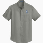 Merrill Mustangs Port Authority Men's Short Sleeve SuperPro Twill Shirt Front Thumbnail