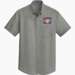 Ballston Spa Scotties The Official Online Store <span class="pdp-name-mascot">Baaston Spa Scotties</span> Port Authority Men's Short Sleeve SuperPro Twill Shirt Front Thumbnail