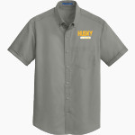 HIGHLAND HIGH SCHOOL HUSKIES <span class="pdp-name-mascot">HIGHLAND HUSKIES</span> Port Authority Men's Short Sleeve SuperPro Twill Shirt Front Thumbnail