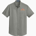 CANEY CREEK HIGH SCHOOL PANTHERS Port Authority Men's Short Sleeve SuperPro Twill Shirt Front Thumbnail