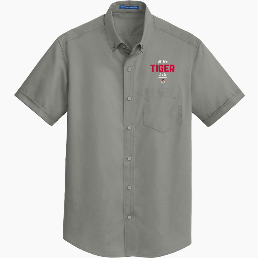 LEAD HILL HIGH SCHOOL TIGERS <span class="pdp-name-mascot">LEAD HILL TIGERS</span> Port Authority Men's Short Sleeve SuperPro Twill Shirt